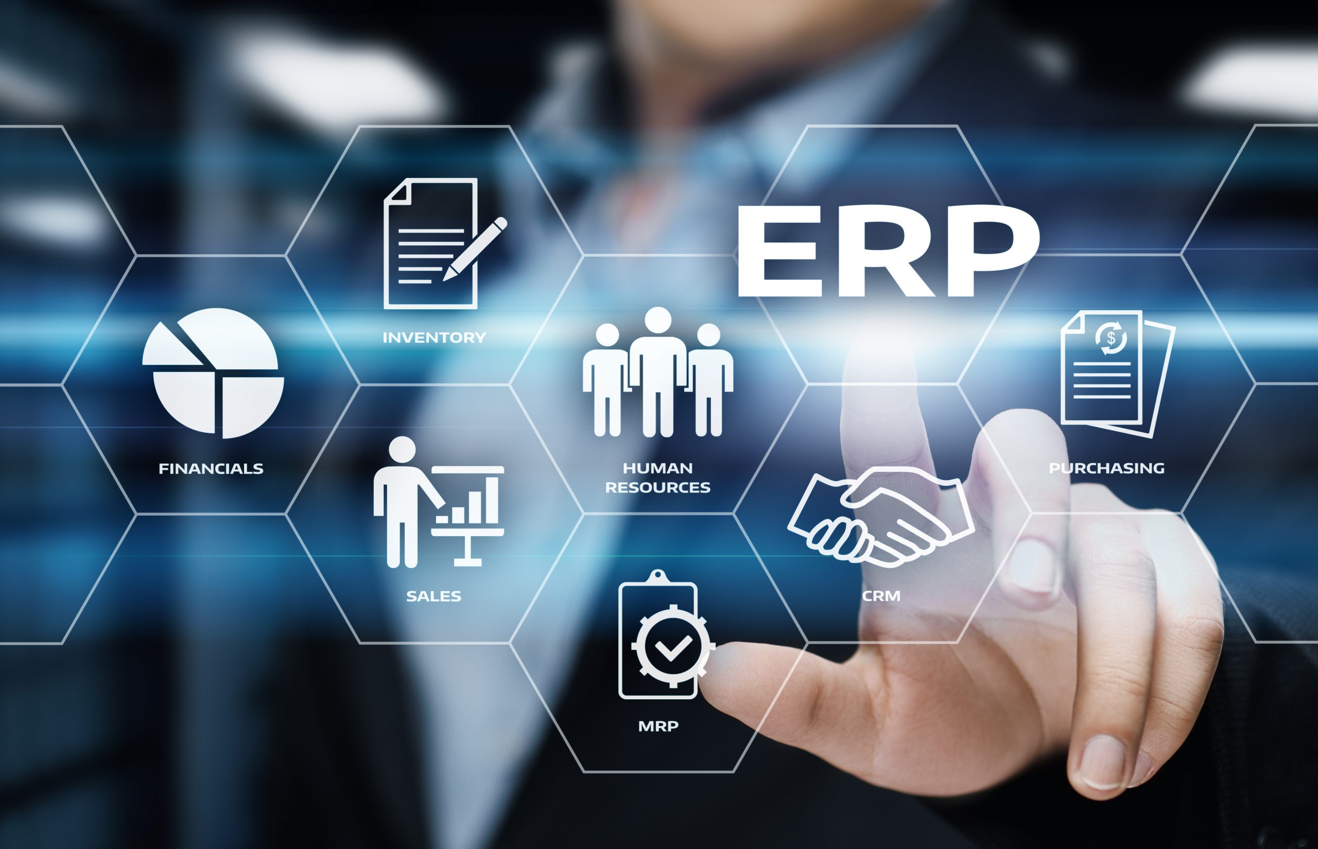 الدخول لتظام ERP